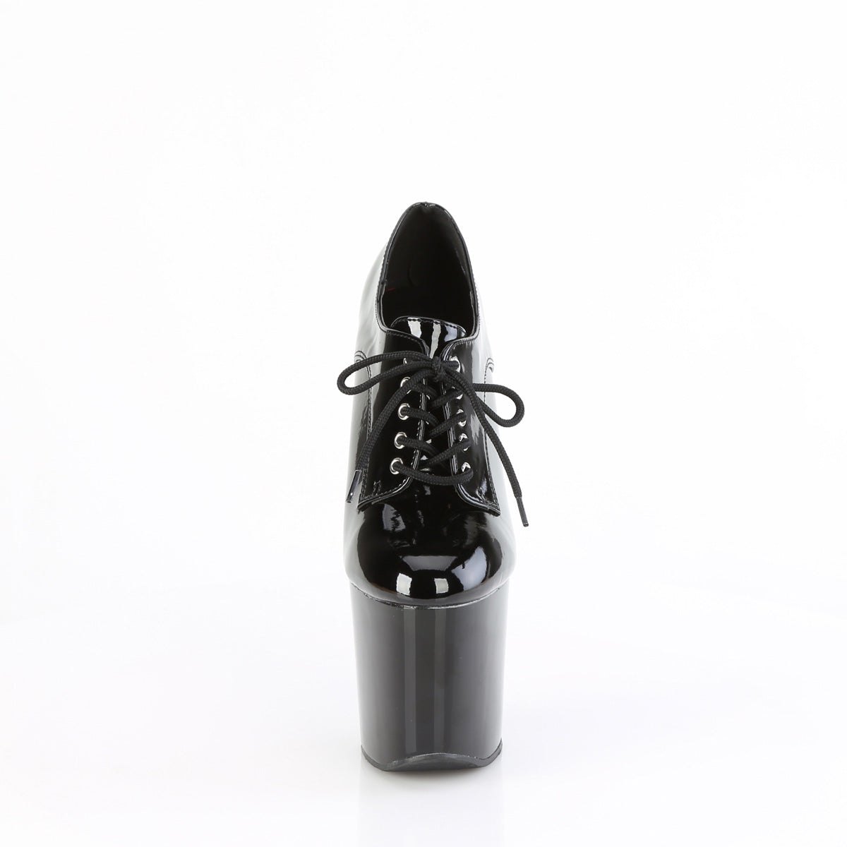 8 Inch Heelless CRAZE-860 Black Patent