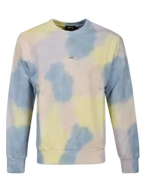 A.P.C. Tie-Dyed  Crewneck Sweatshirt