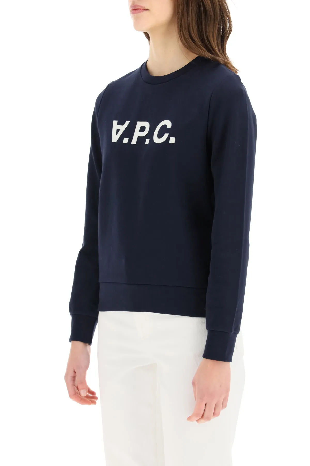 A.P.C. Viva Logo Flocked Sweatshirt