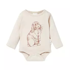 Aster & Oak Bunny Print Onesie