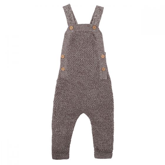 Bebe Chestnut Knit Overalls