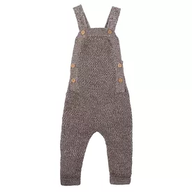 Bebe Chestnut Knit Overalls