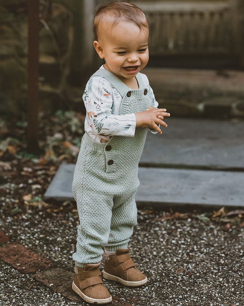 Bebe Sage Knit Overall