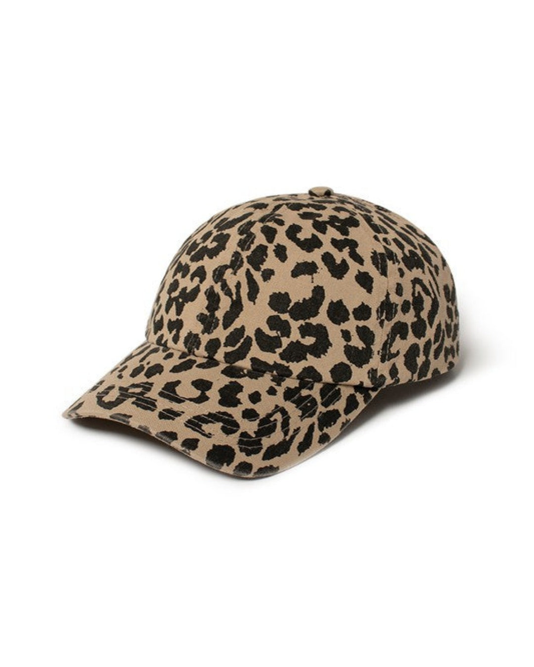 Big Leopard Print Baseball Cap