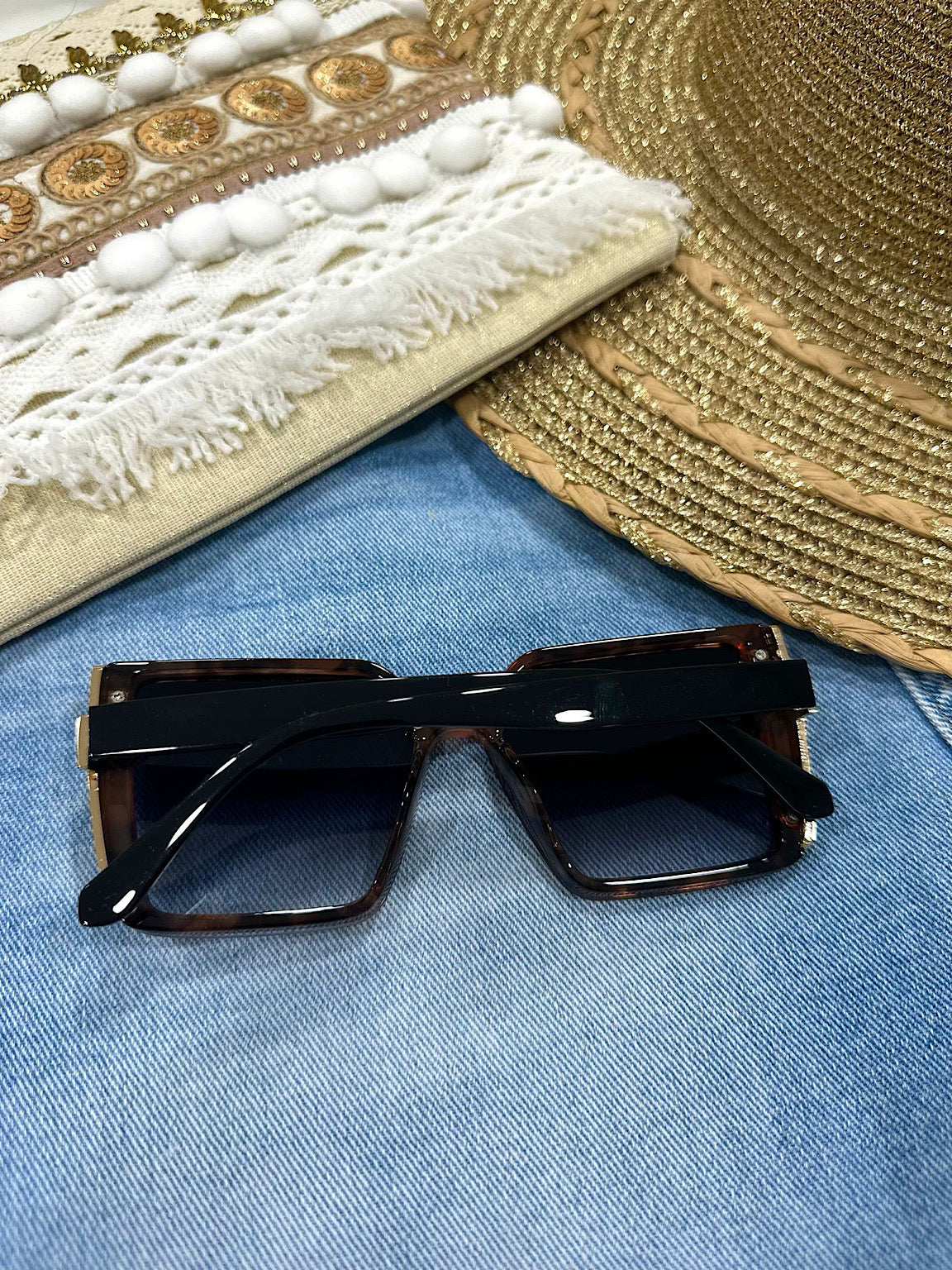 Black and Tortoiseshell Sunglasses Verona