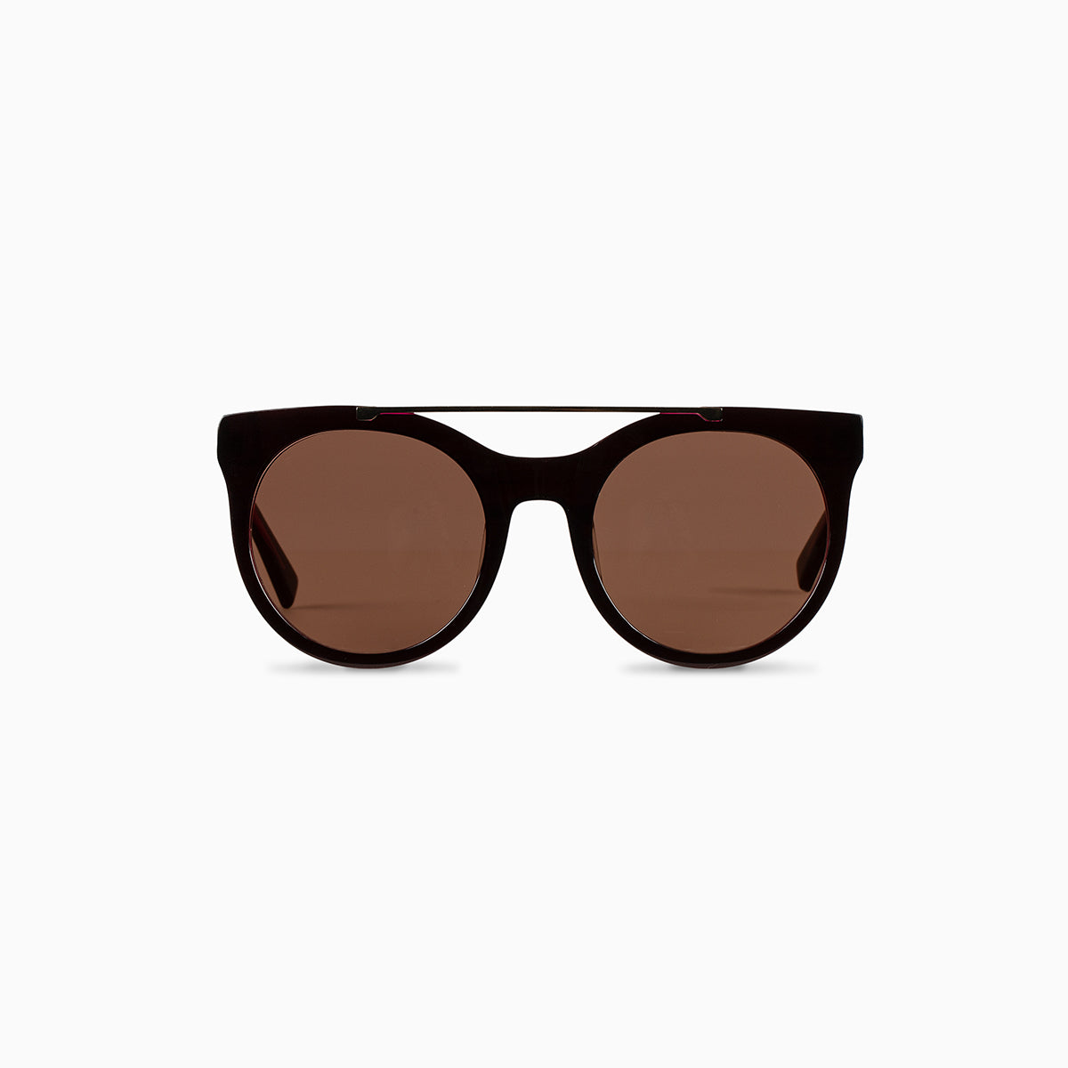 Brow Bar Round Sunglasses