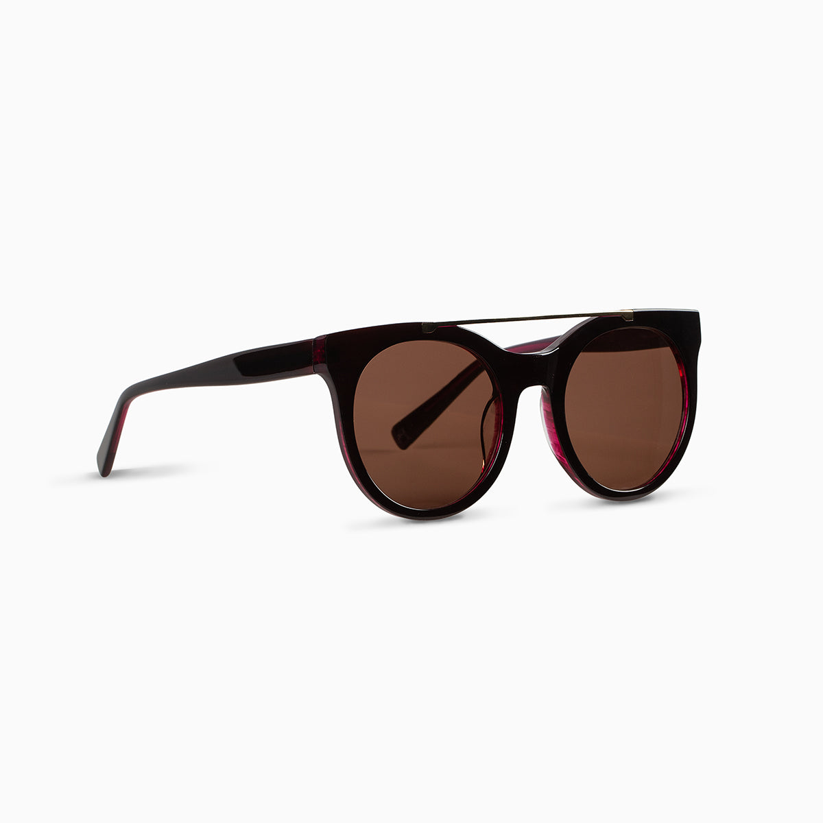 Brow Bar Round Sunglasses