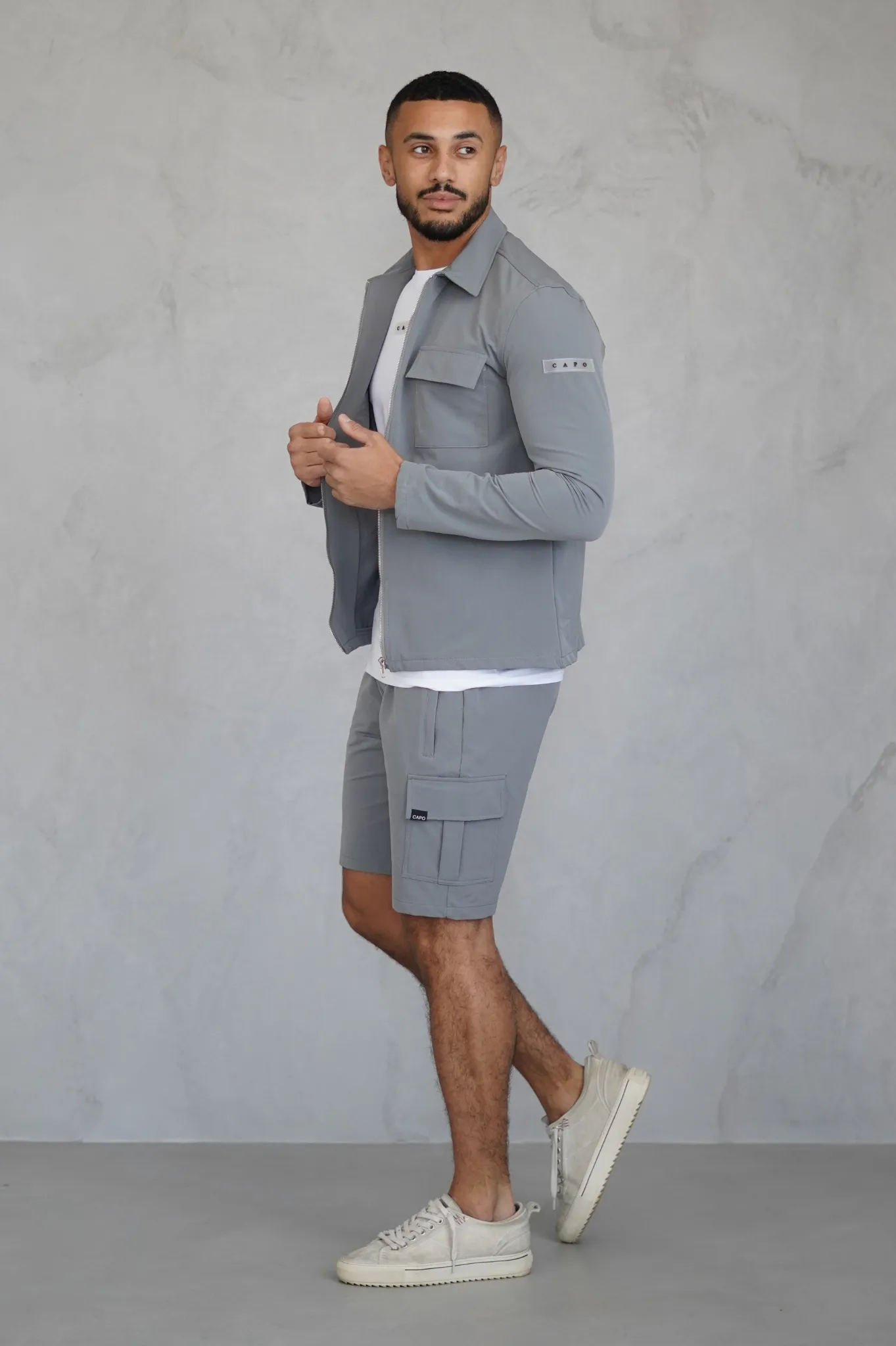 Capo UTILITY Cargo Short - Steel Grey