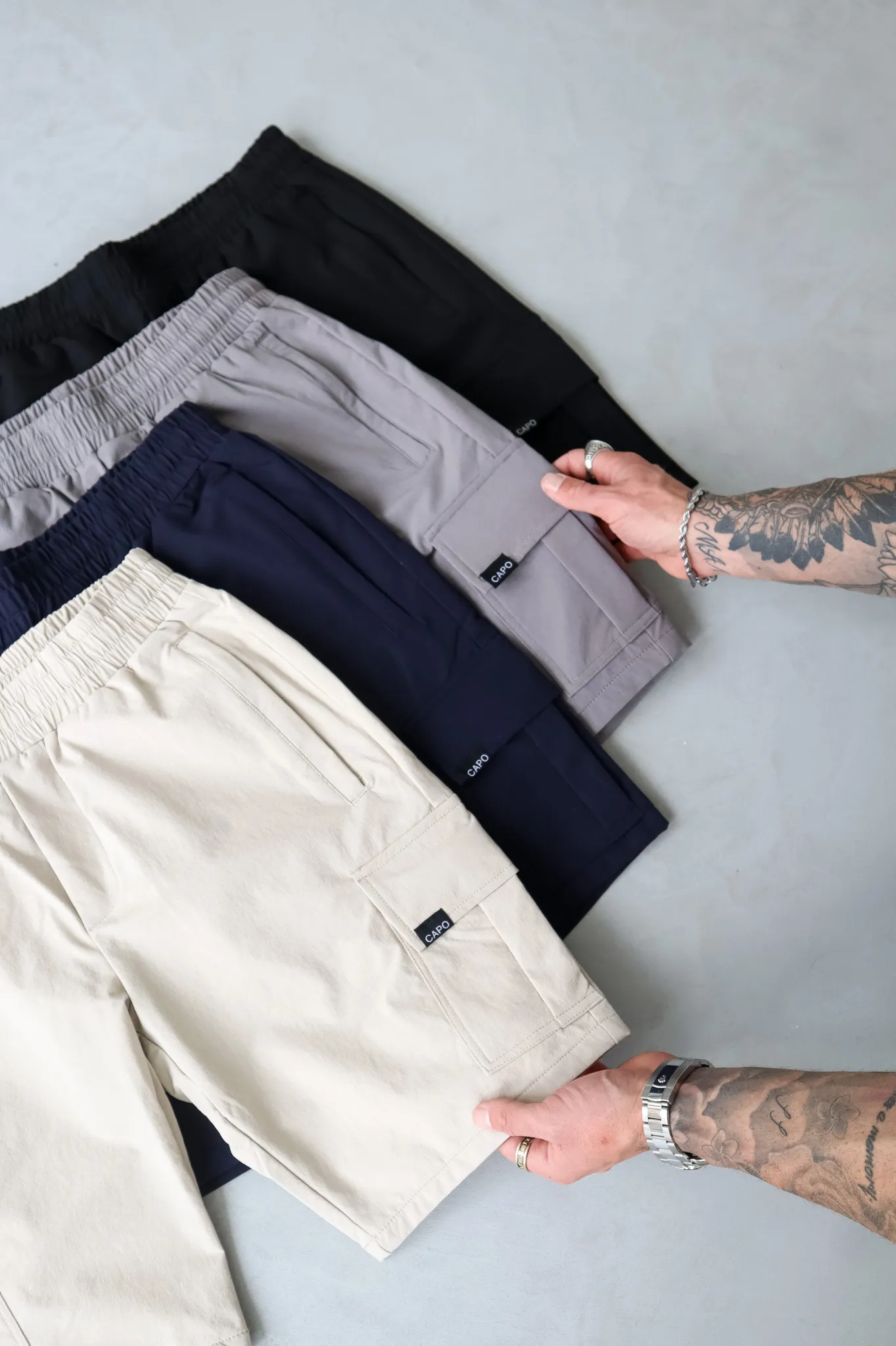 Capo UTILITY Cargo Short - Steel Grey