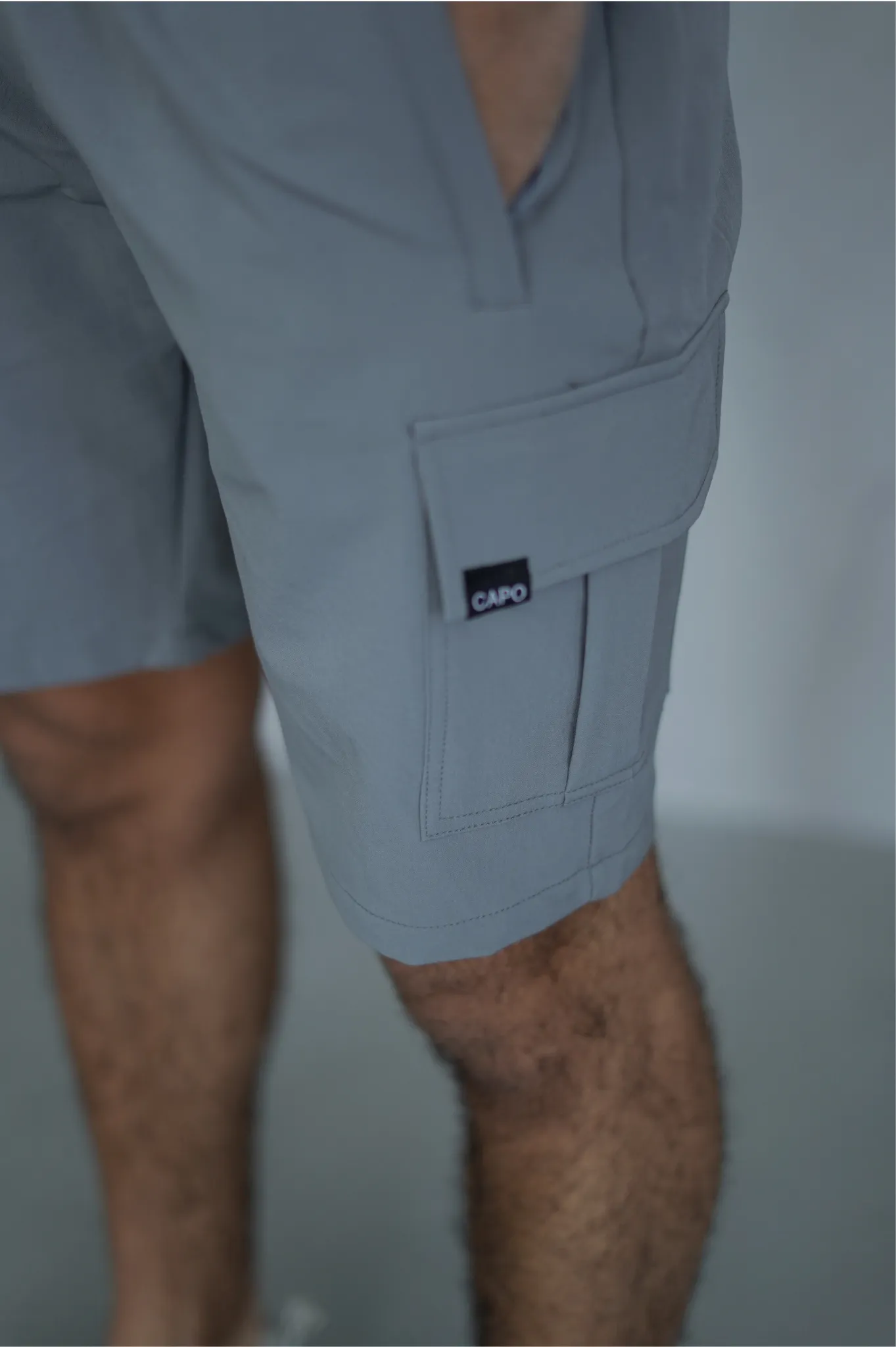 Capo UTILITY Cargo Short - Steel Grey