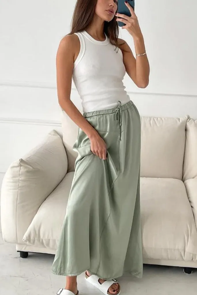 Charli - Phoebe Skirt - Eucalyptus