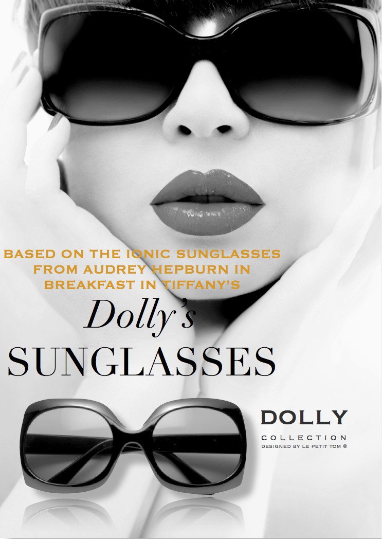 DOLLY by Le Petit Tom  Retro SUNGLASSES black