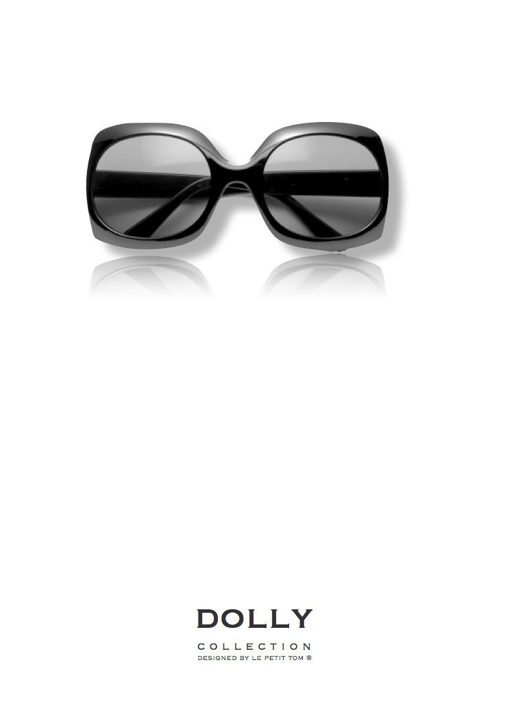 DOLLY by Le Petit Tom  Retro SUNGLASSES black