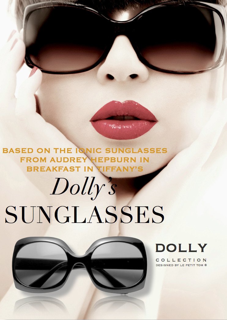 DOLLY by Le Petit Tom  Retro SUNGLASSES black