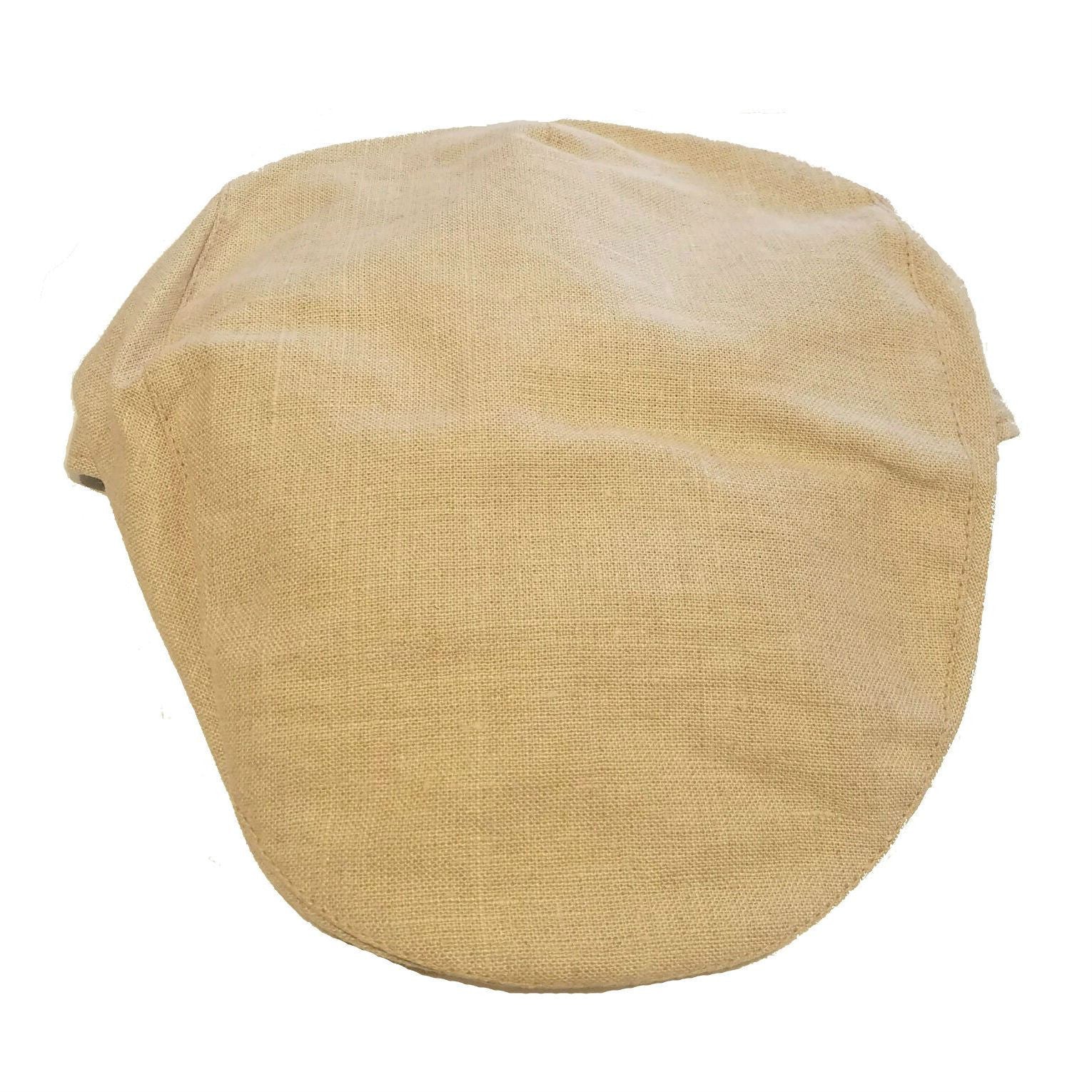 Donegal Linen Touring Cap — Natural Color