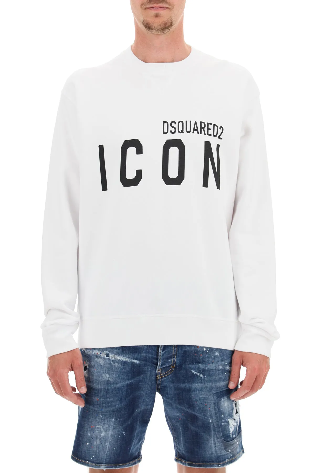 Dsquared2 Logo Printed Crewneck Sweatshirt