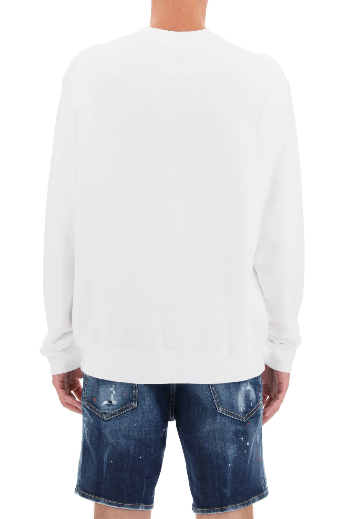 Dsquared2 Logo Printed Crewneck Sweatshirt