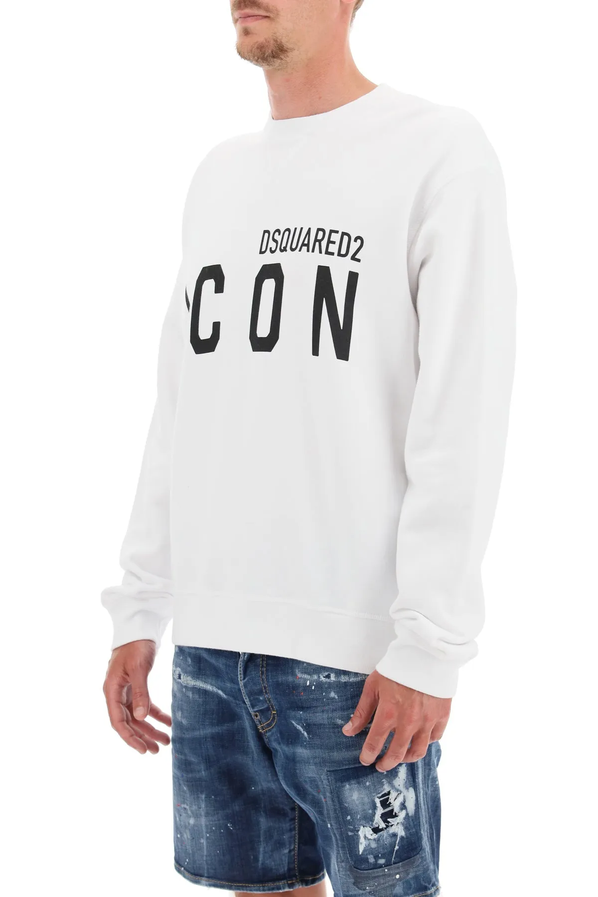 Dsquared2 Logo Printed Crewneck Sweatshirt