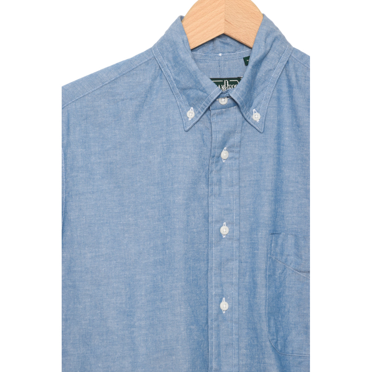 Gitman Brothers Vintage GV02 Buttondown blue chambray