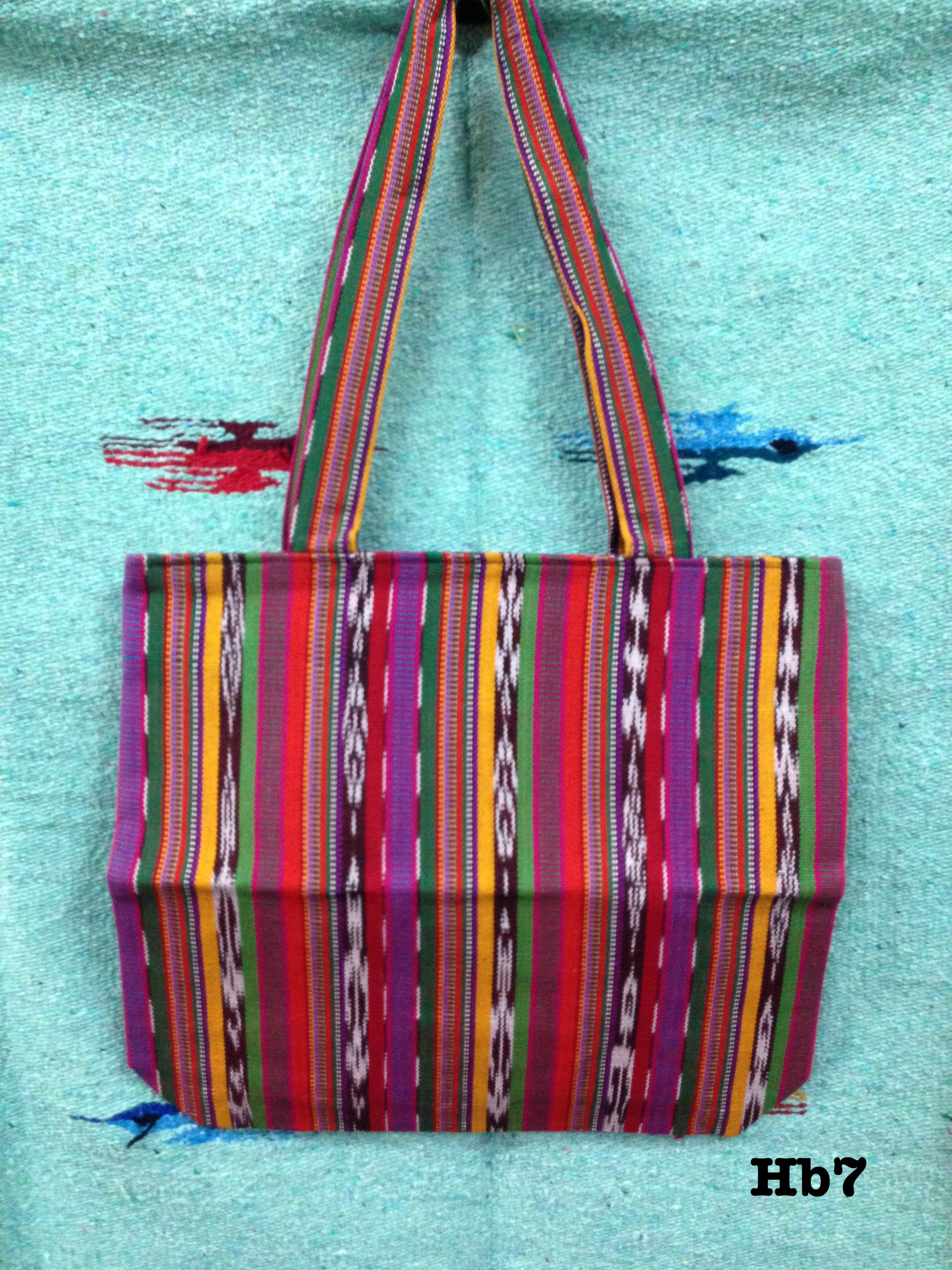 Guatemalan handwoven cotton tote bags 15” x 17”