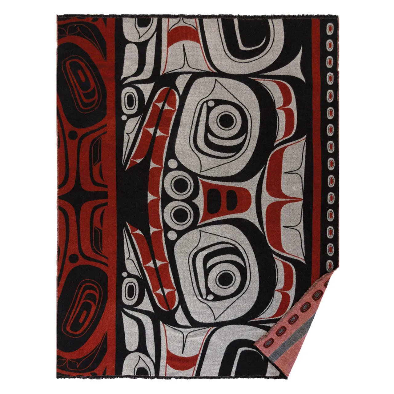 Indigenous Art Woven Blanket