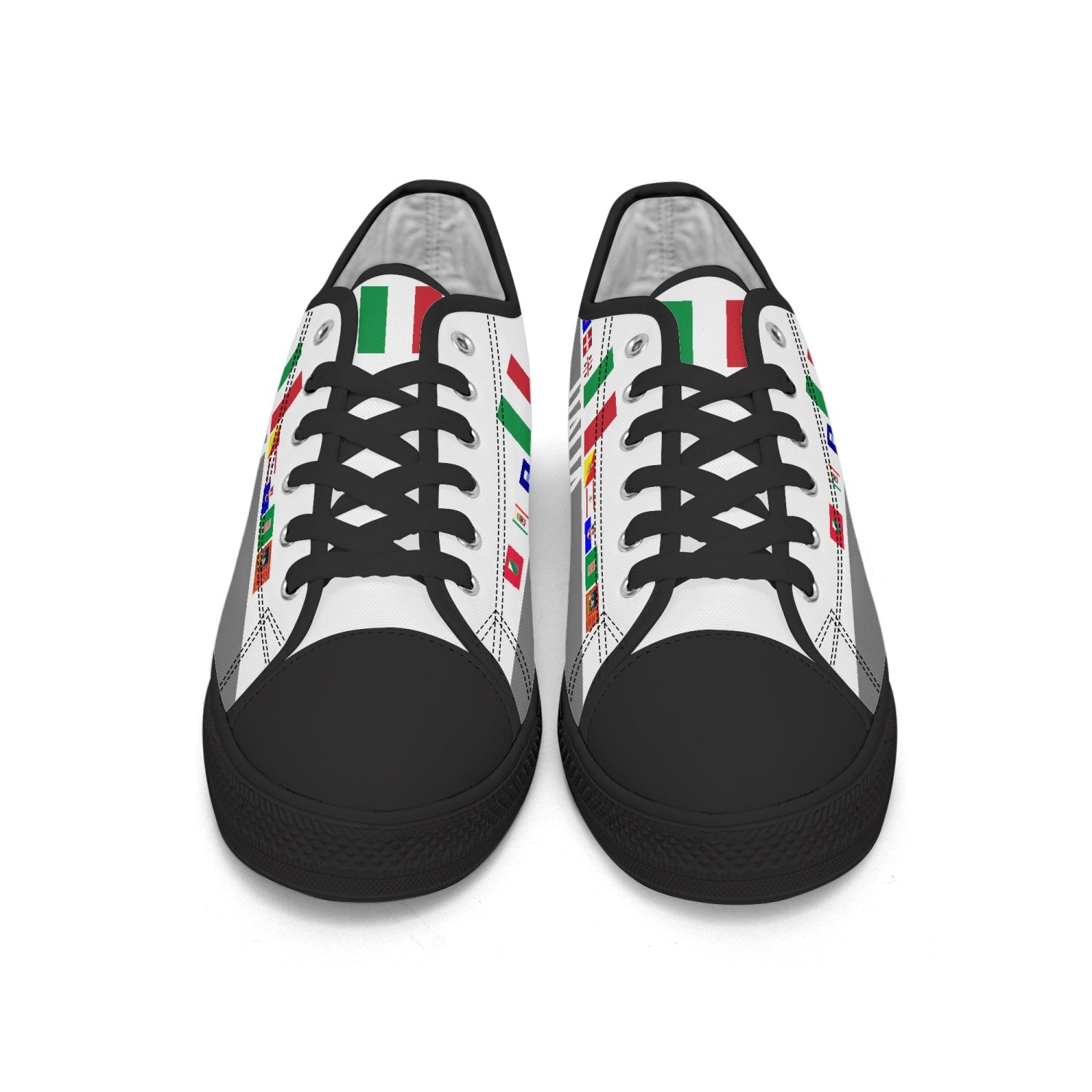 Italy regions white Shoes Low-top V2