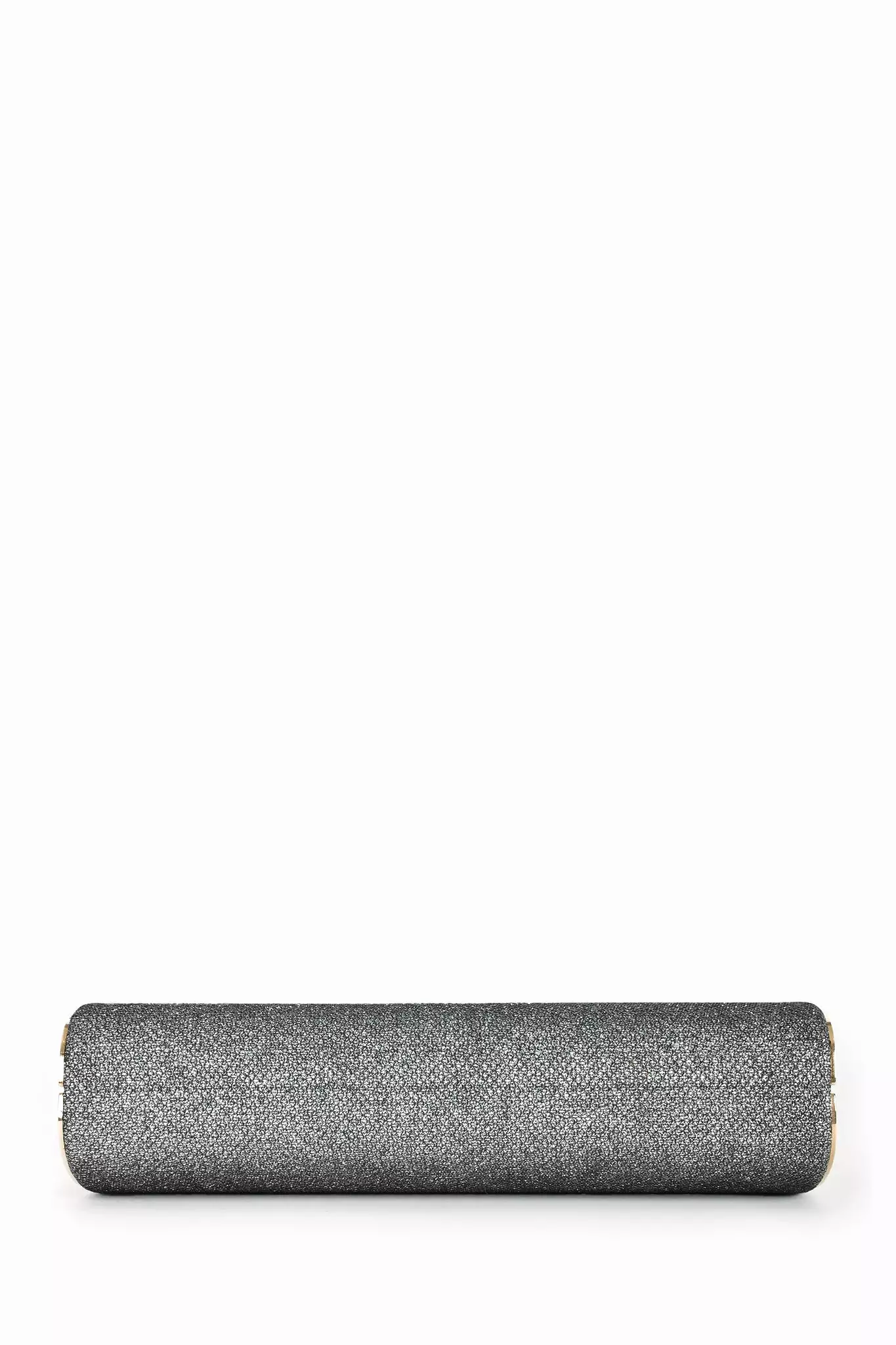 Jimmy Choo Silver Clutch with Gold Tone Clasp