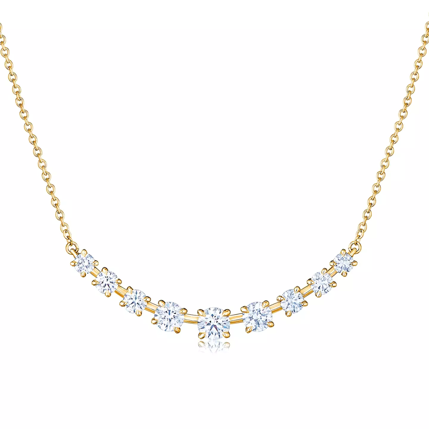 KWIAT Starry Night Nine-Stone Demi Necklace with Diamonds