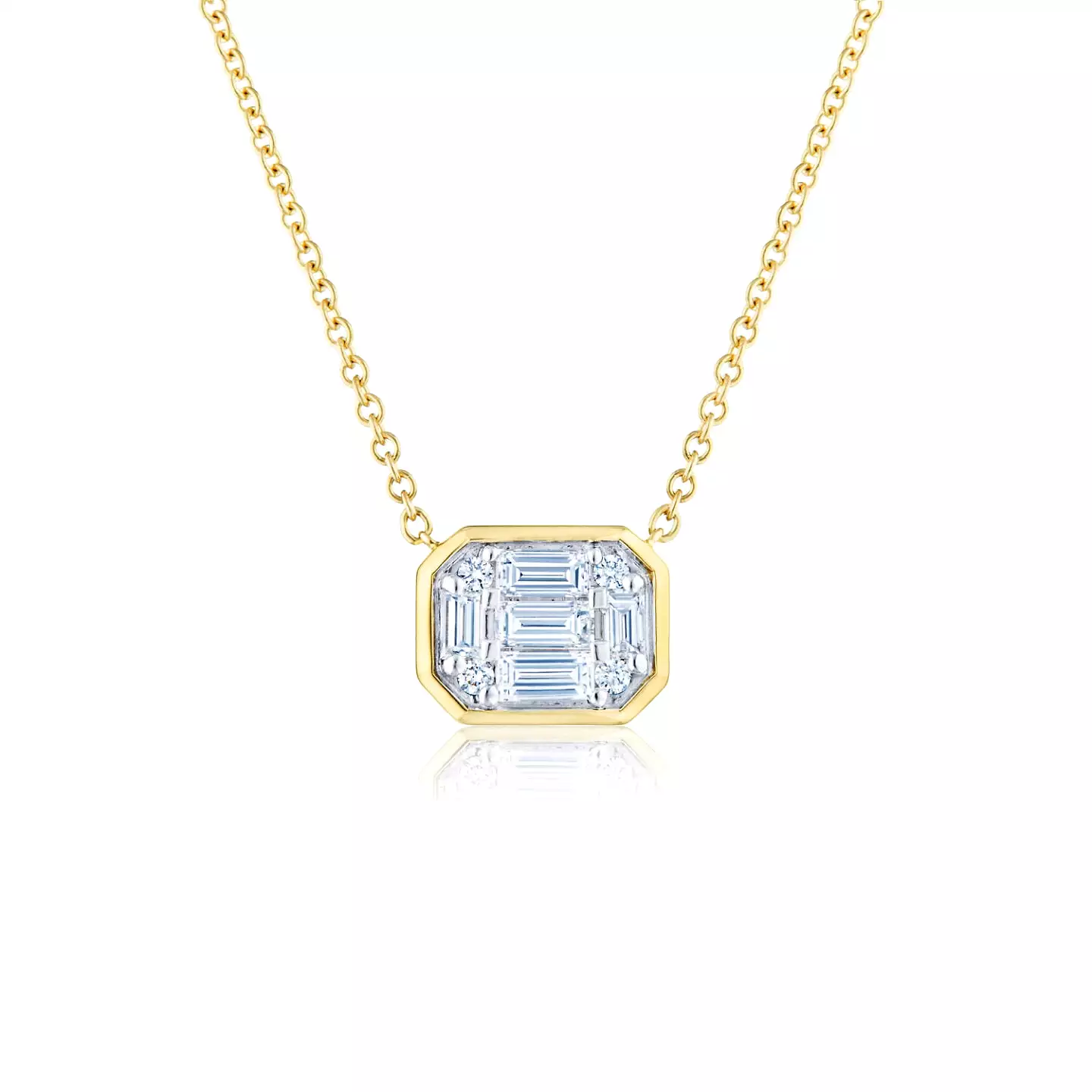 KWIAT Sunburst Pendant with Diamonds