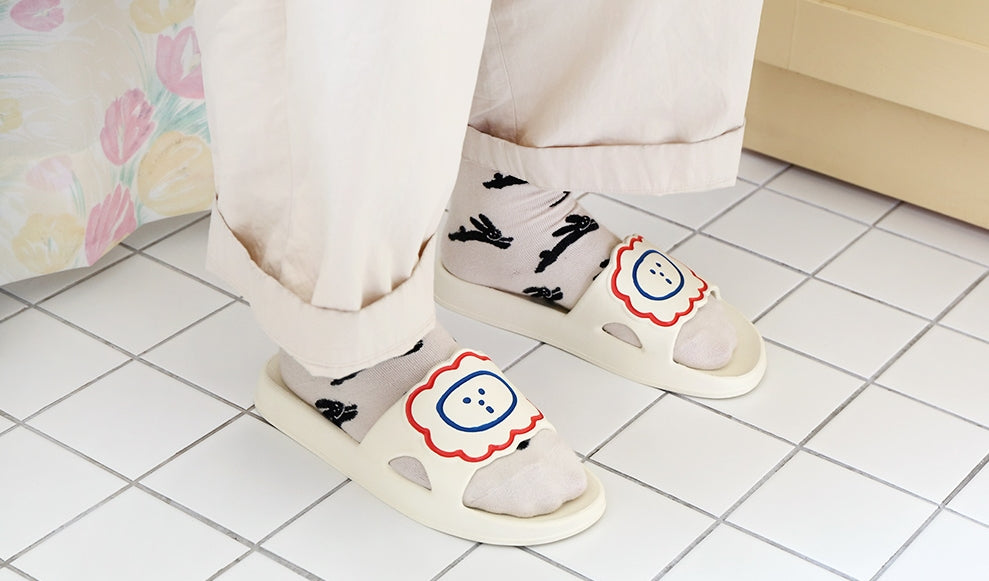 Lion Bathroom Slippers Shoes Home Soft Nonslip water hole Couple Gifts