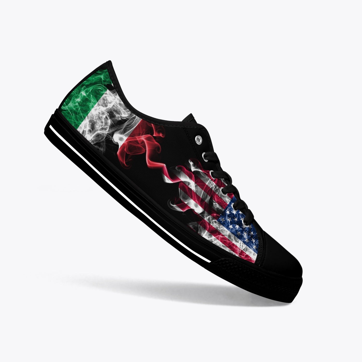 Low-Top Shoes - Italian American Flag