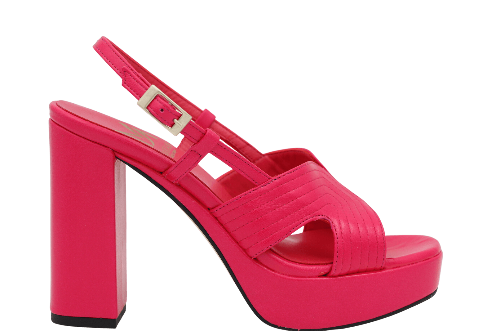 MARIAN Pink leather Platform Sandal