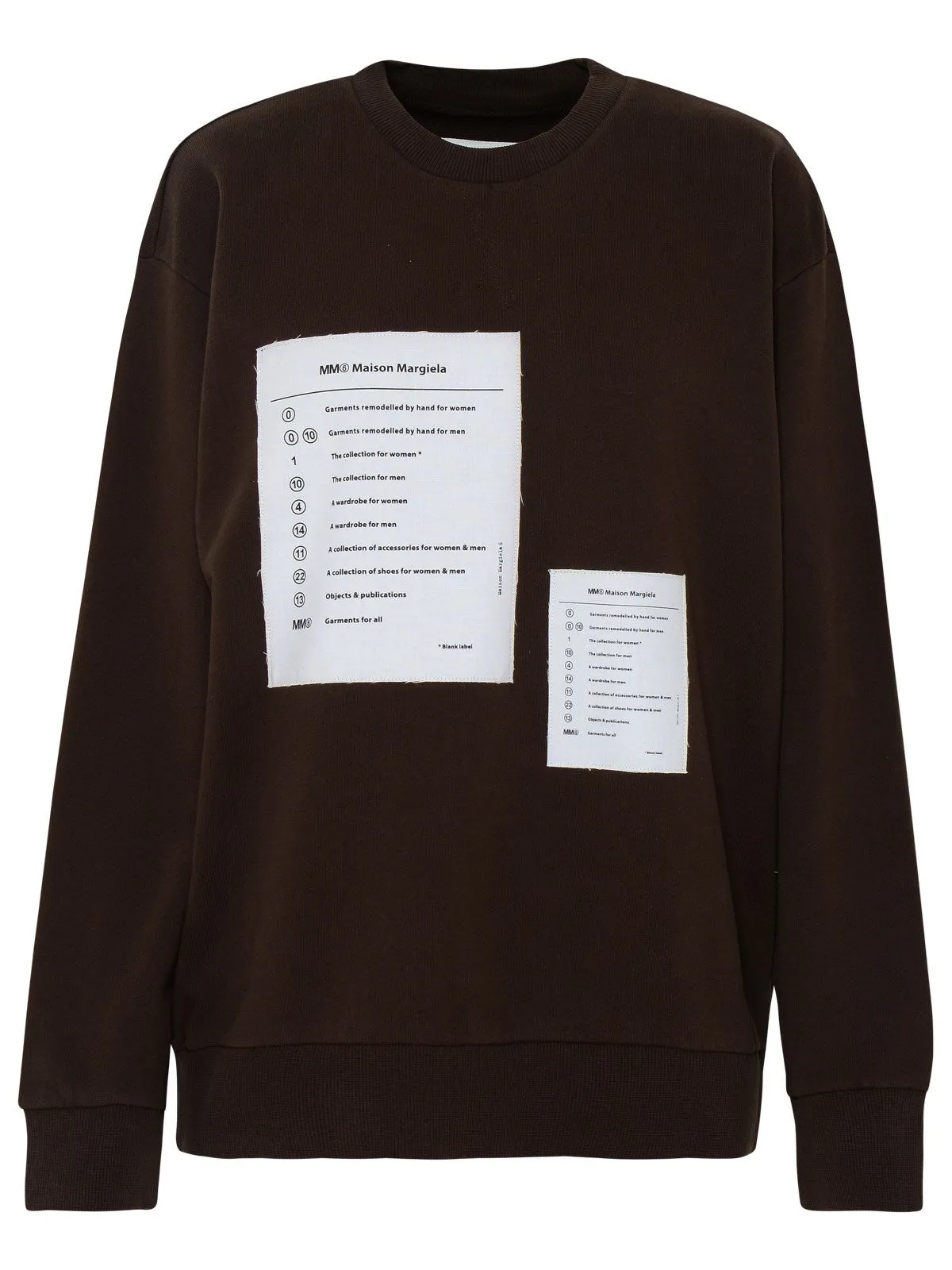 MM6 Maison Margiela Logo Patch Crewneck Sweatshirt