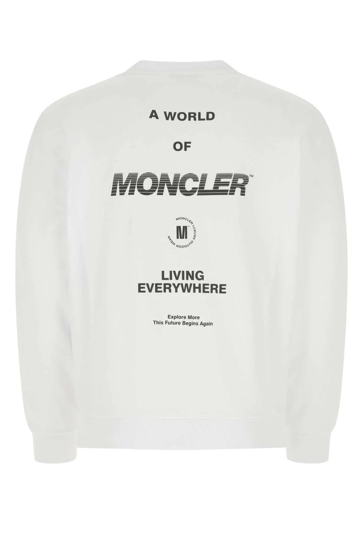 Moncler Logo Patch Crewneck Sweatshirt