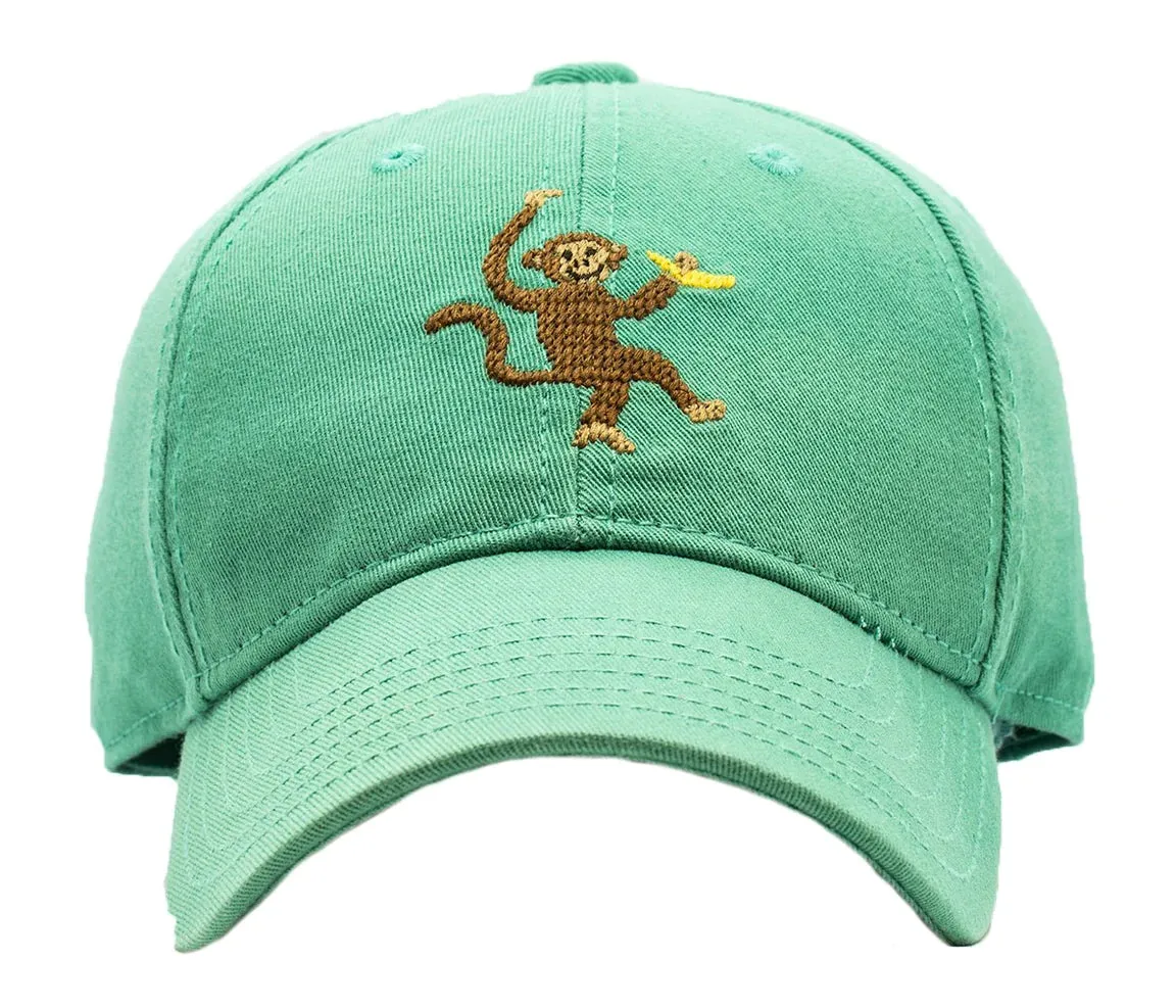 Needlepoint Monkey Hat- Mint