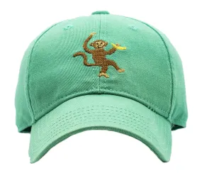 Needlepoint Monkey Hat- Mint