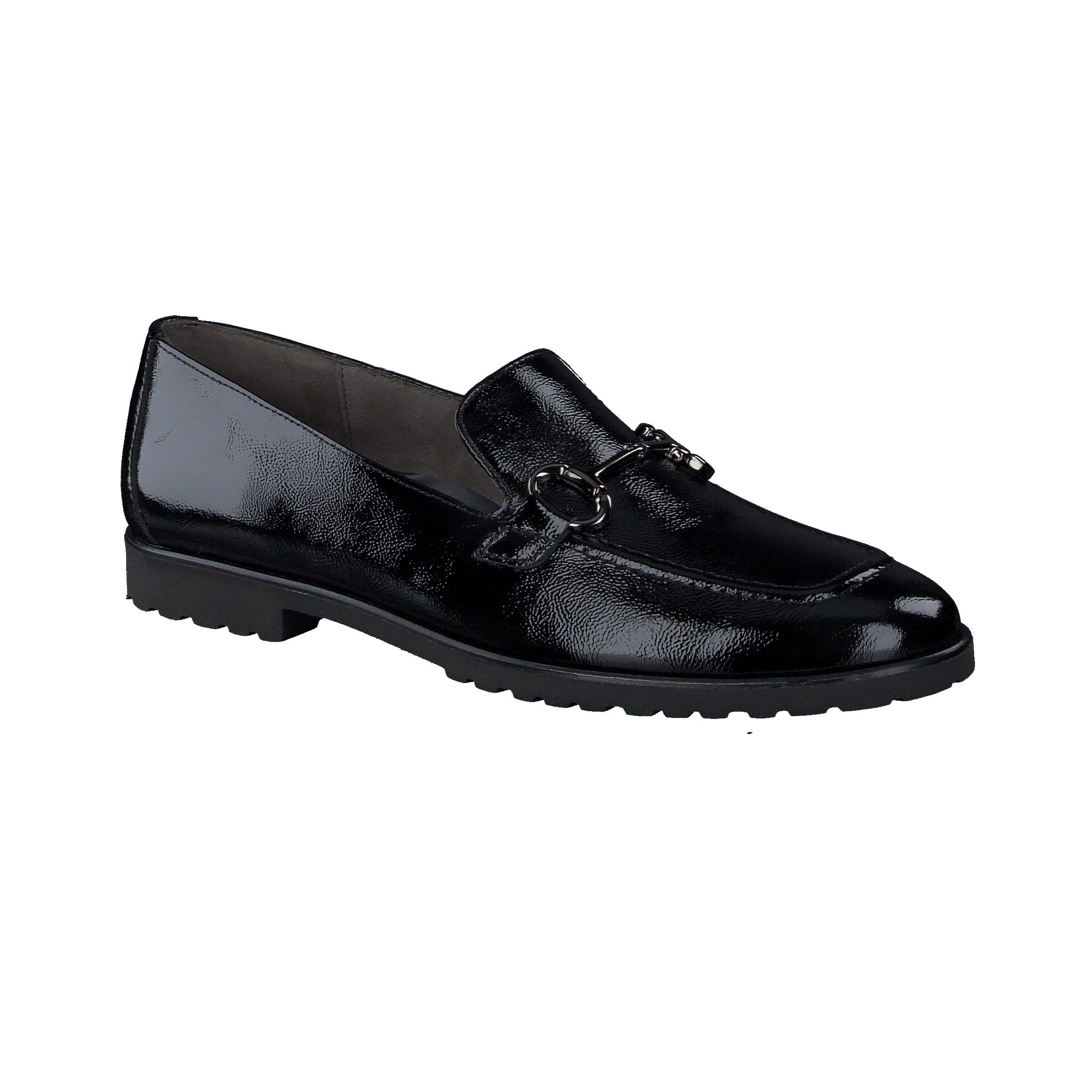 PAUL GREEN 1027 Black Patent Leather Loafer