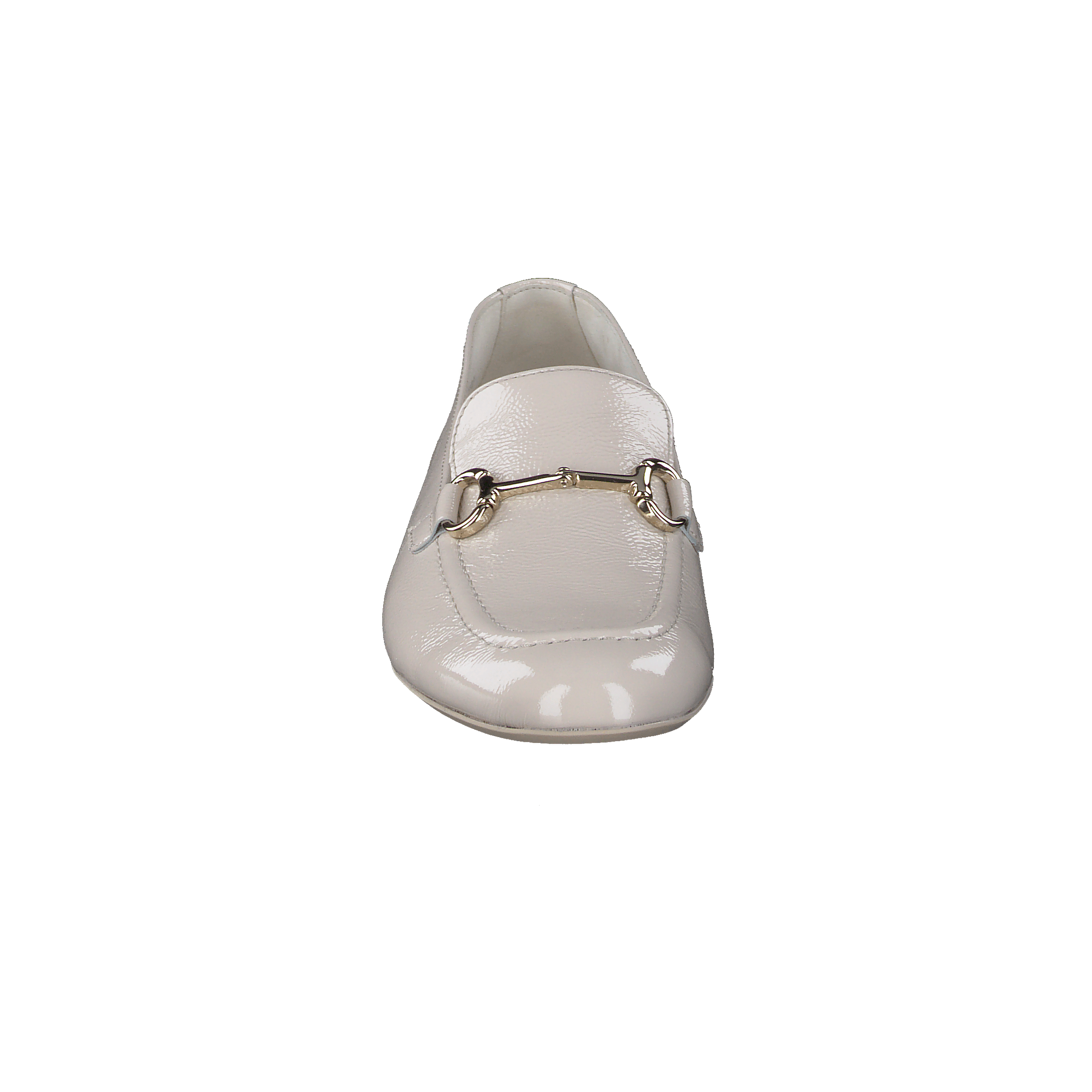 PAUL GREEN 2596 Cream Patent Leather Loafer