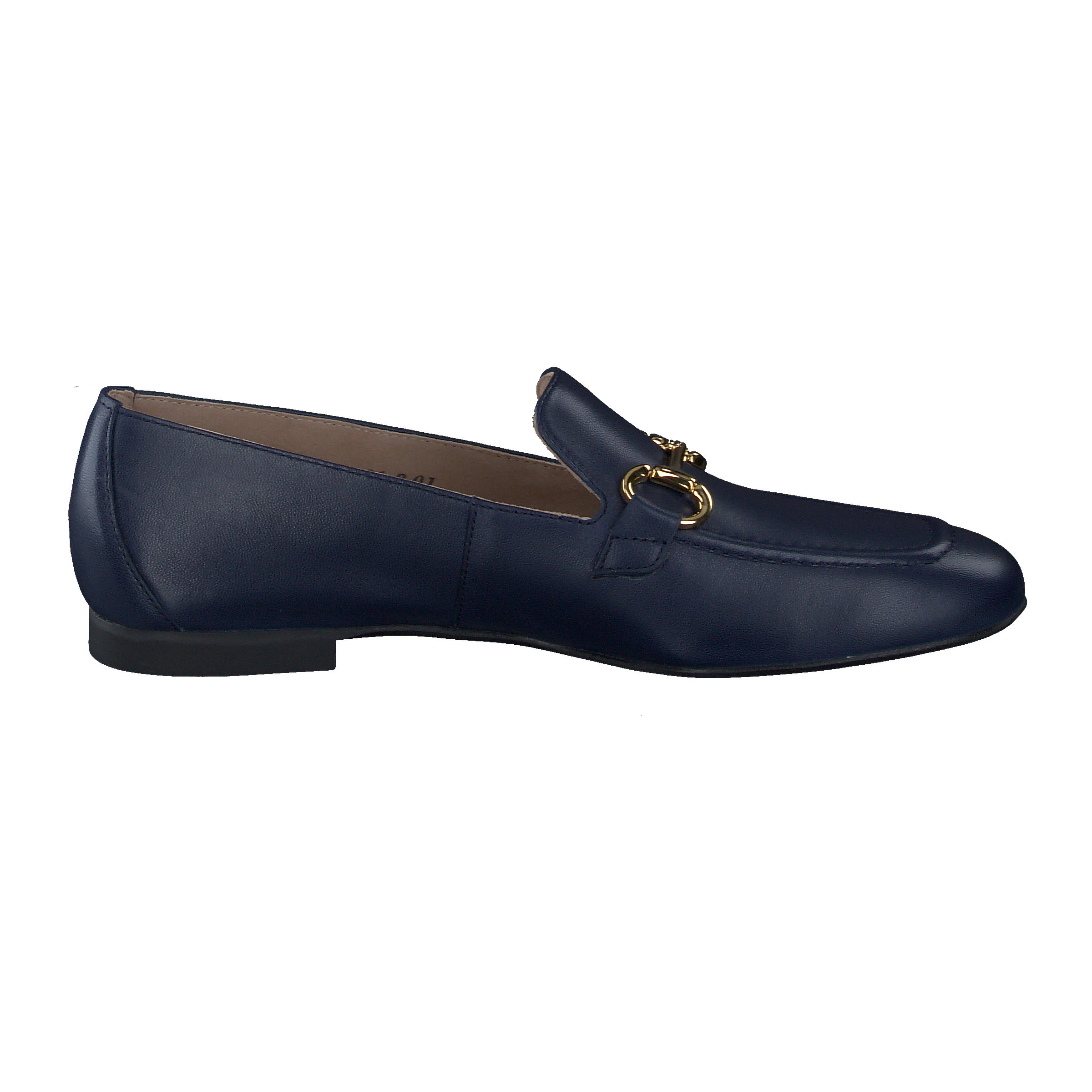 PAUL GREEN Navy Leather Loafer 2596