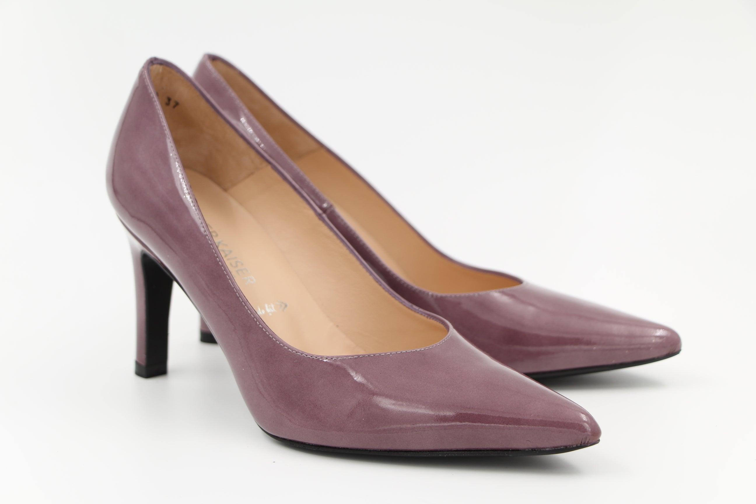 PETER KAISER Plum Patent Court Shoe