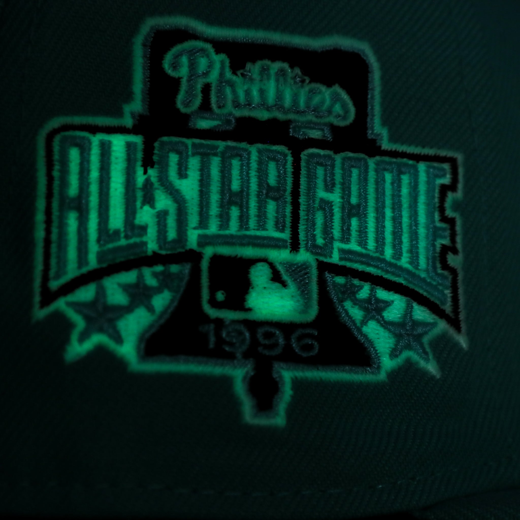 Philadelphia Phillies Glow In The Dark 1996 All Star Game Side Patch 59Fifty Fitted Cap