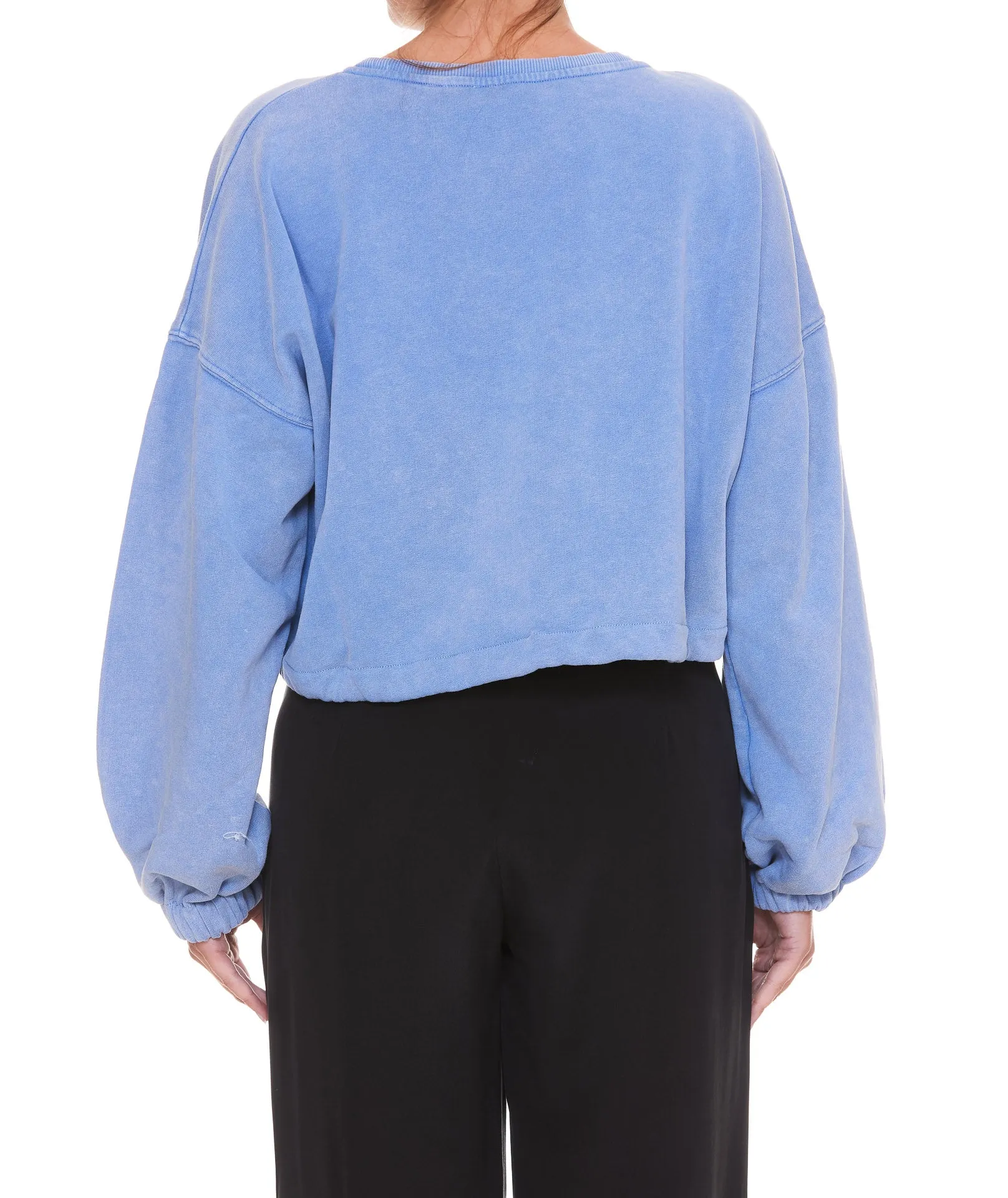 Pinko GLogo Detailed Cropped Sweatshirt