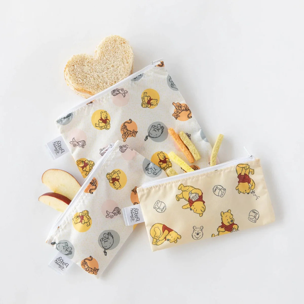 Pooh Bear Reusable Snack Bags 3-Pack