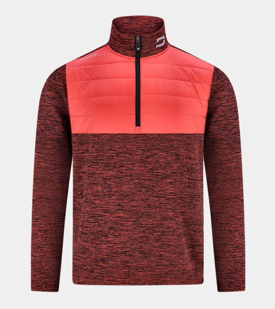 PRO TECH HYBRID MIDLAYER - RED