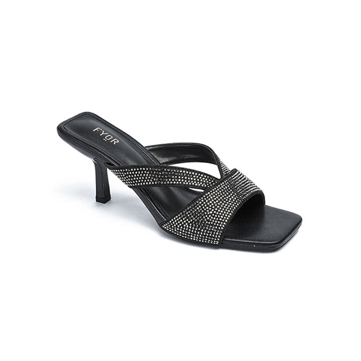 Square Toe Embellished Mule BB 44