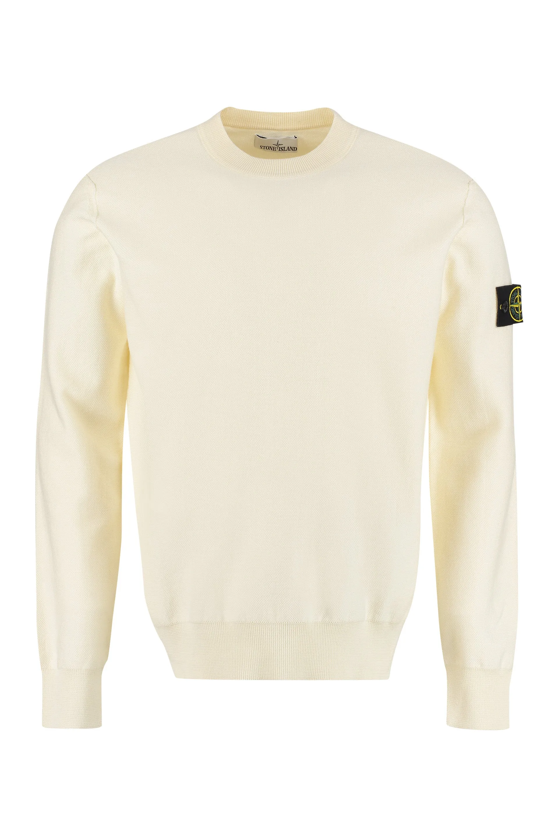 Stone Island Logo Patch Crewneck Sweatshirt