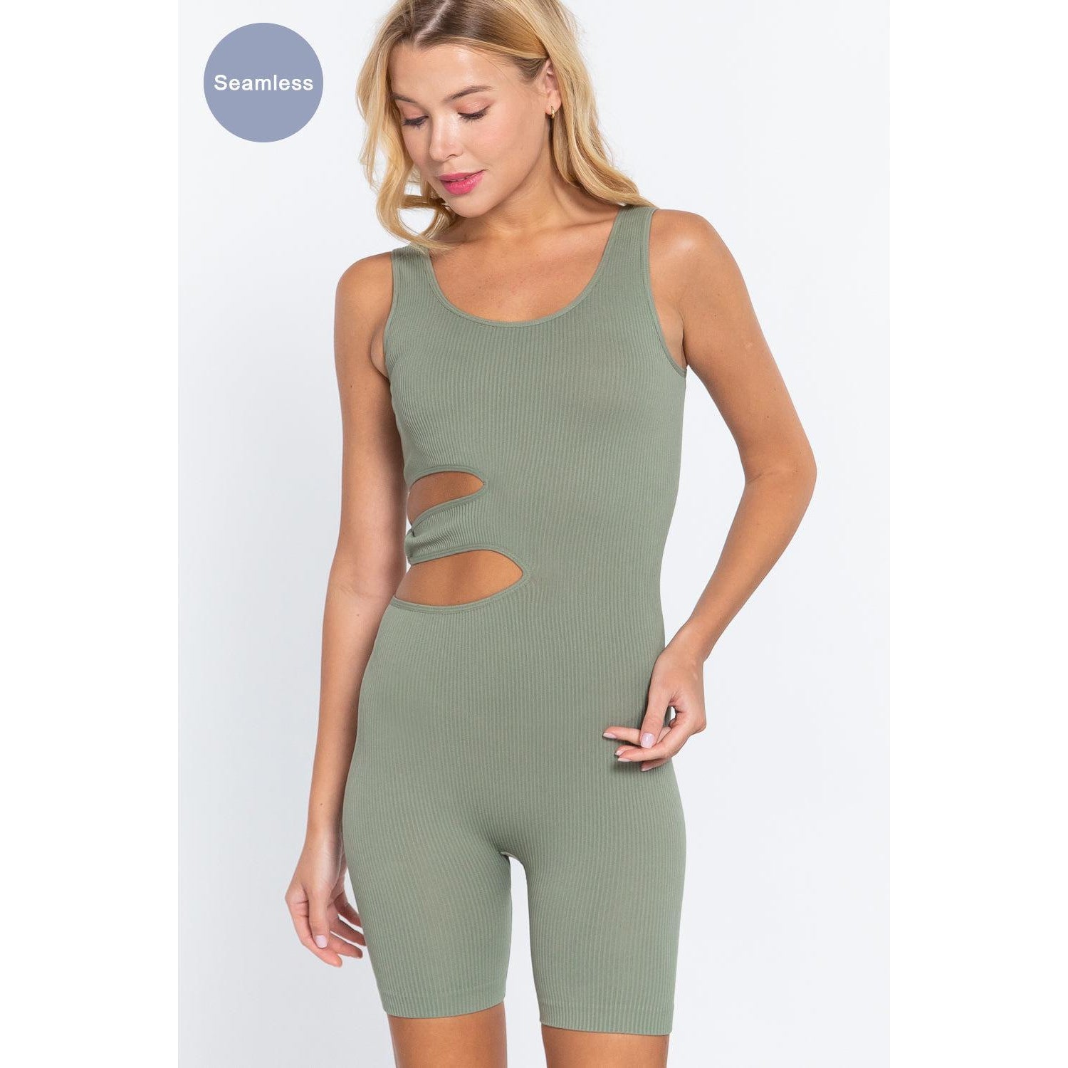 Suave Cut-out Seamless Romper