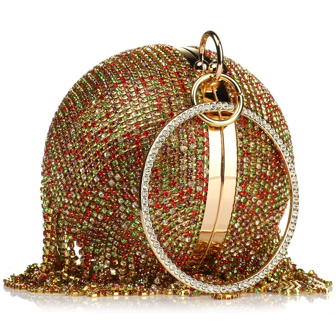 The Rhinestone Ball Bag