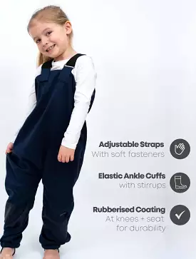 Therm All-Weather Fleece Overalls - Navy | Waterproof Windproof Eco