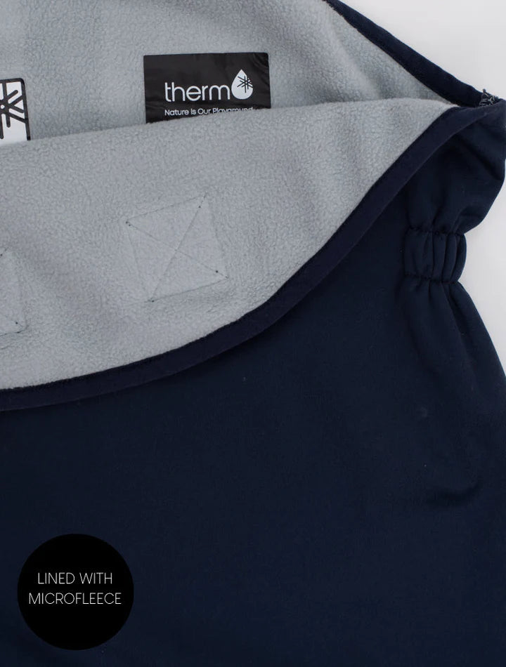 Therm All-Weather Fleece Overalls - Navy | Waterproof Windproof Eco